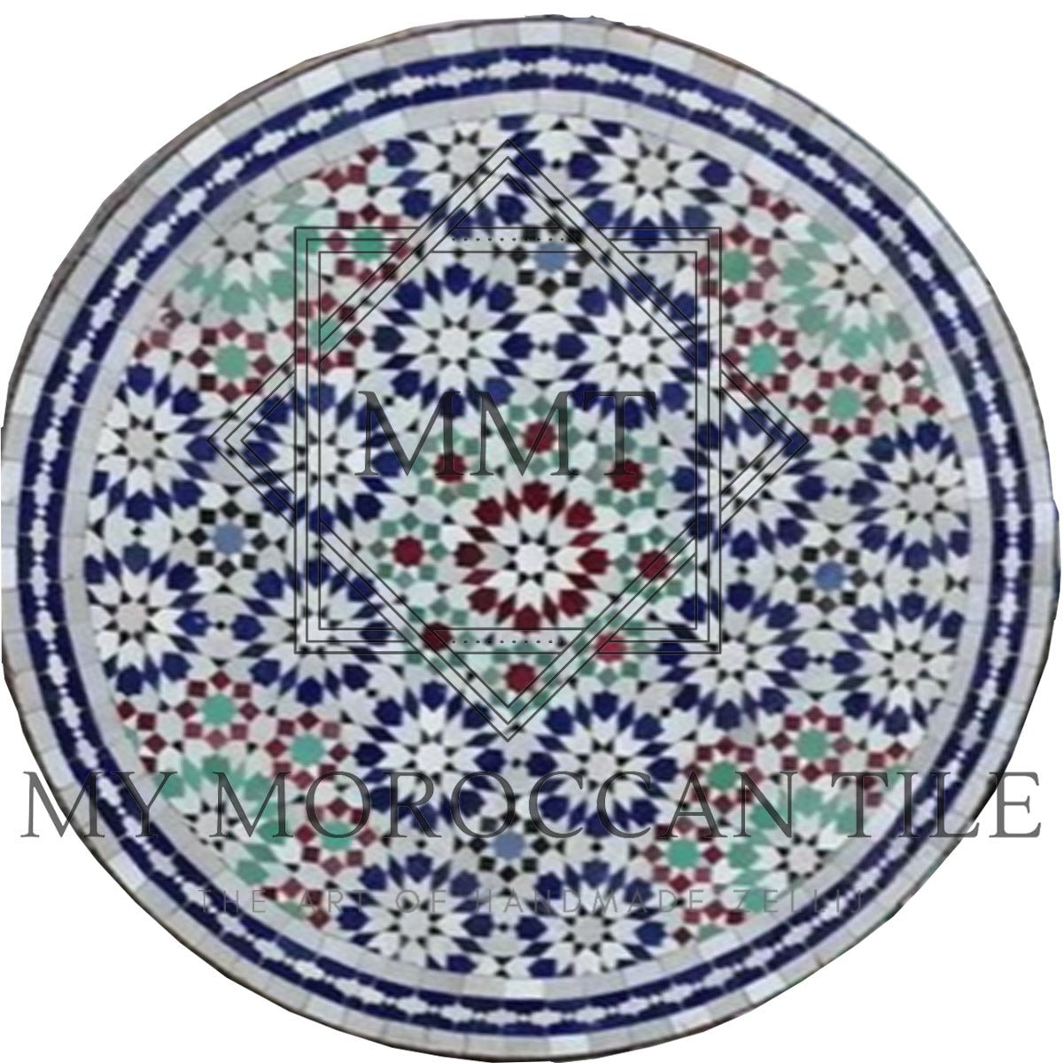 Fez Moroccan Mosaic Table Top 8182 - My Moroccan Tile