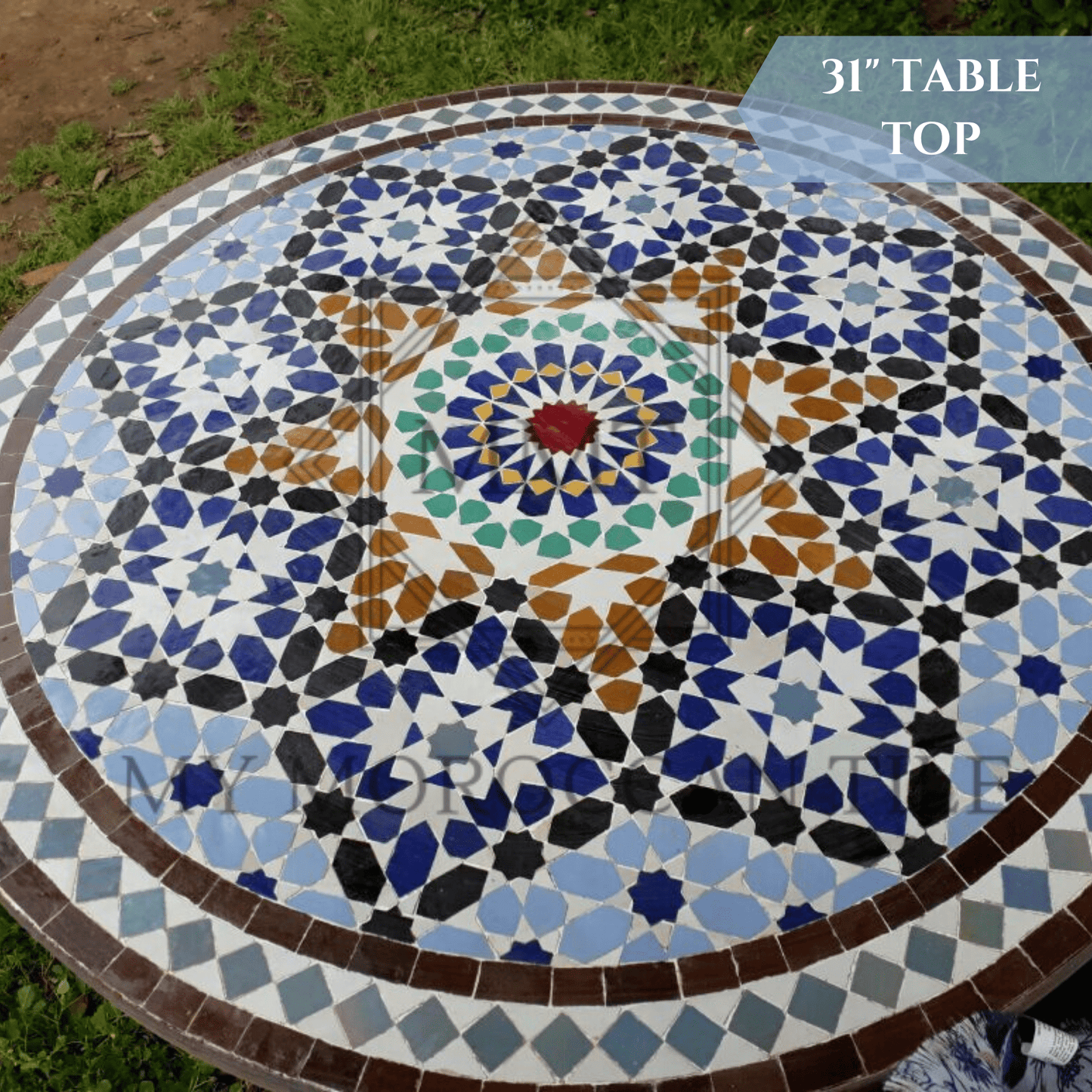 Moroccan Mosaic Table 916 - My Moroccan Tile
