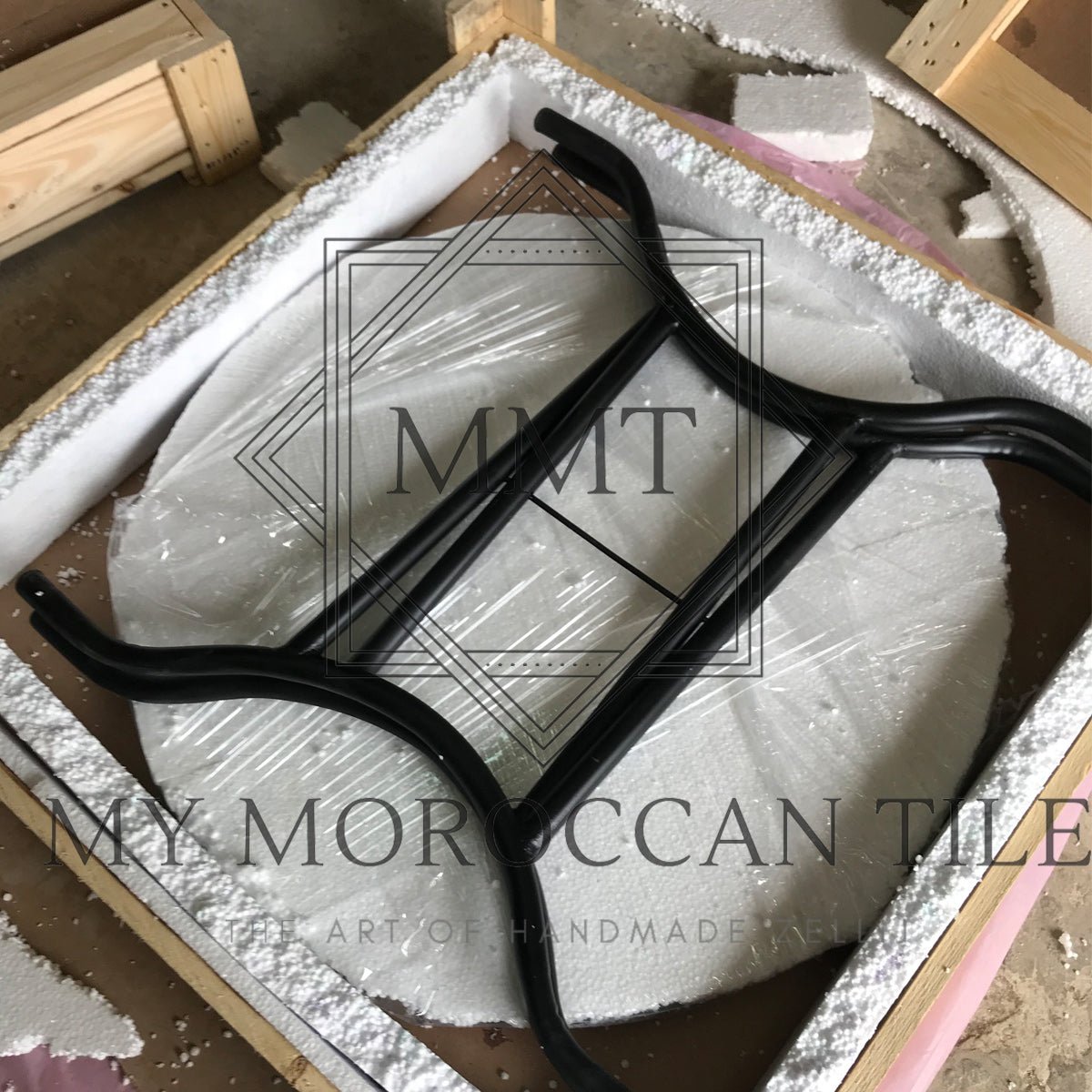 Sixteen Pointed Mosaic Table Top 1915 - My Moroccan Tile