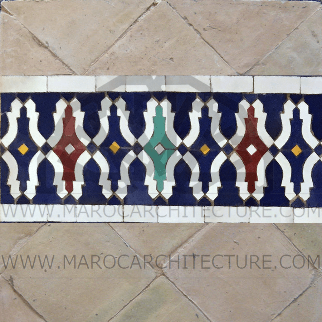 Bordures en mosaïque