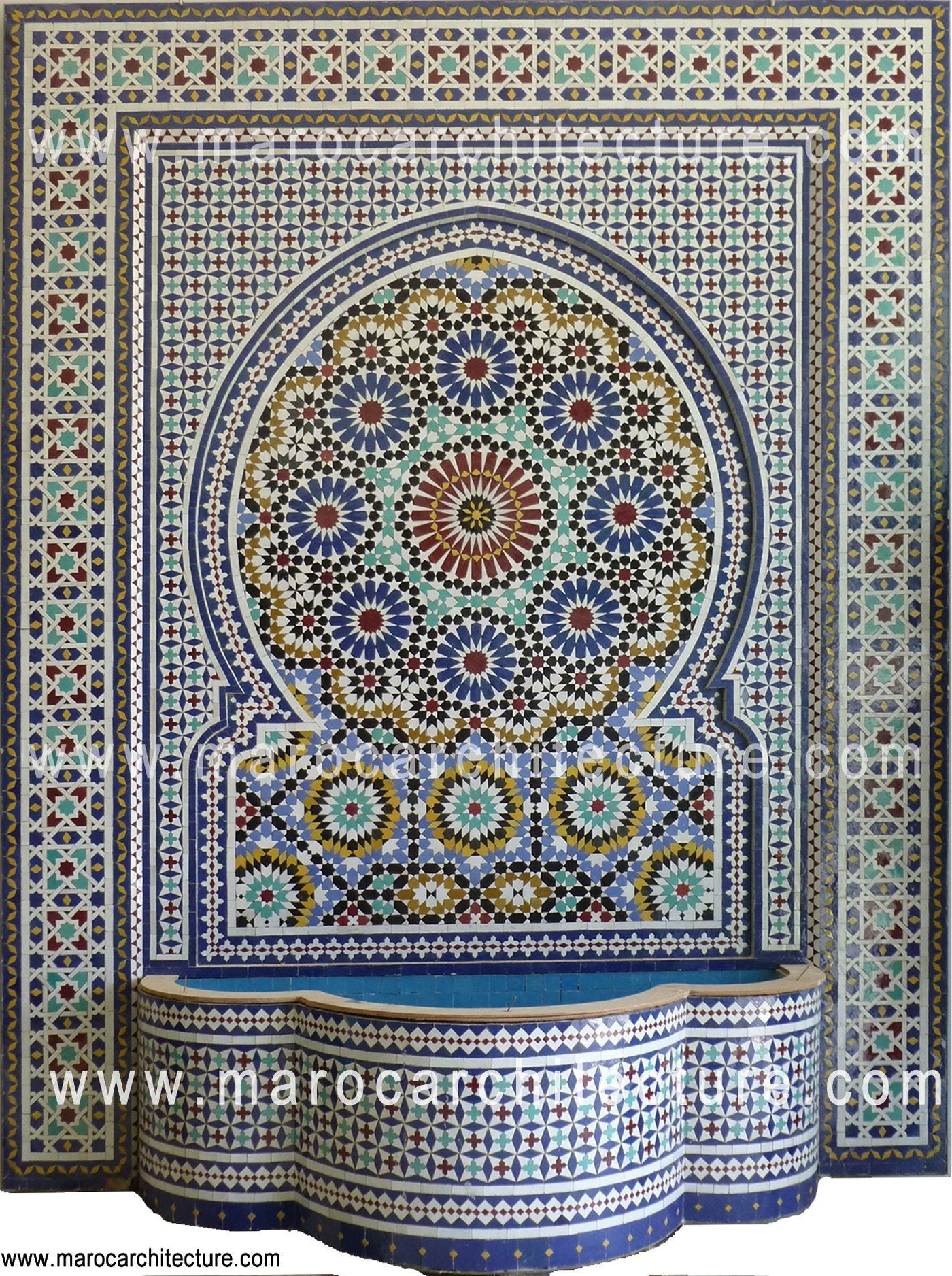 Mosaic Fountains Moroccan tile collection