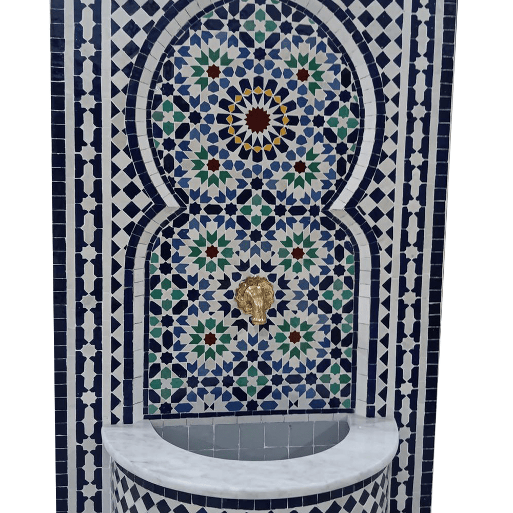 Mosaic Wall Fountain CLOVER - My Moroccan Tile
