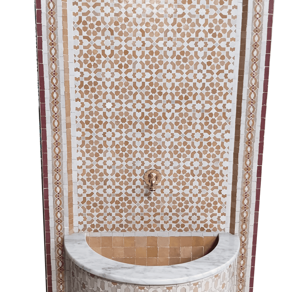 Mosaic Wall Fountain TARSIAKAT - My Moroccan Tile