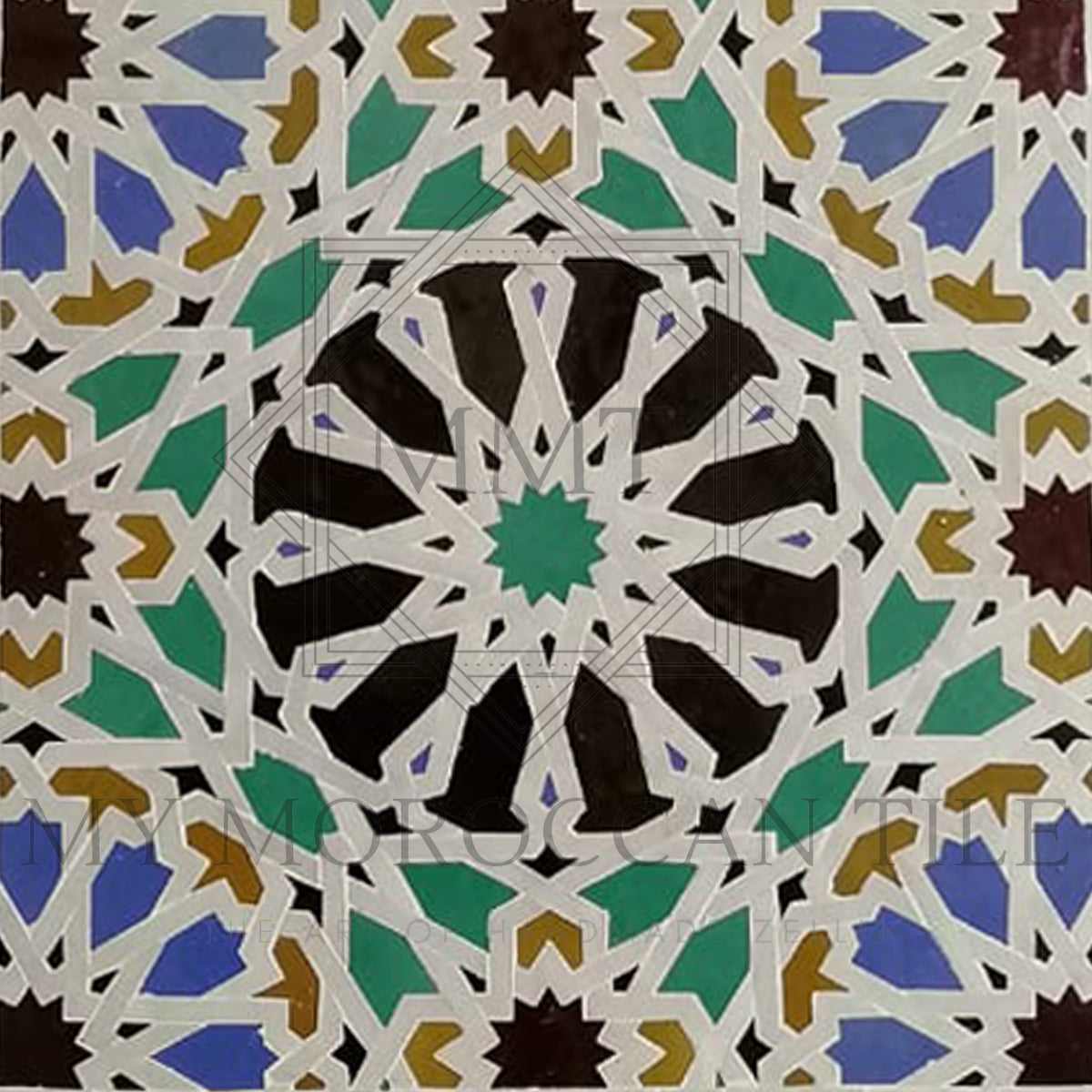 Carrelage mosaïque Fès 16-k01