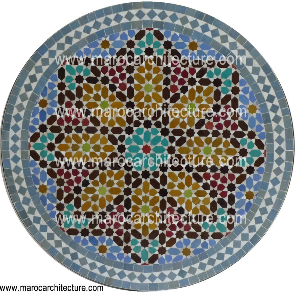AlCasar Mosaic Table Top 1910 - My Moroccan Tile