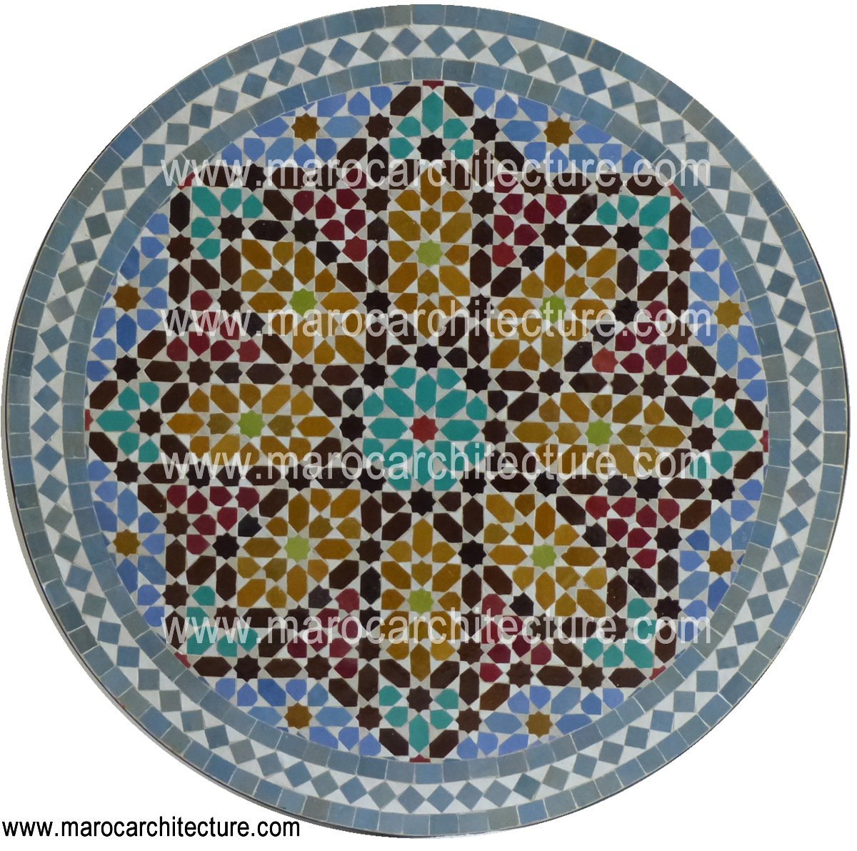 AlCasar Mosaic Table Top 1910 - My Moroccan Tile