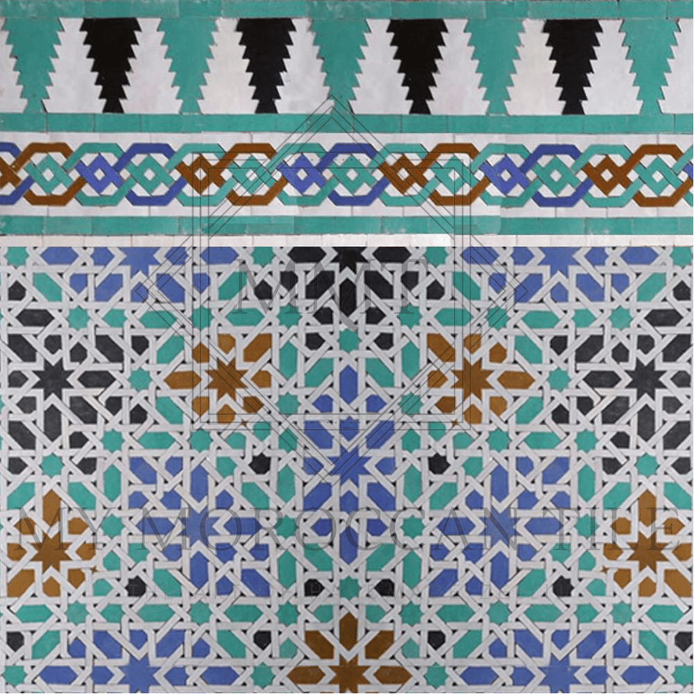 
                  
                    Alcazar Mosaic Tile 8.9 - My Moroccan Tile
                  
                