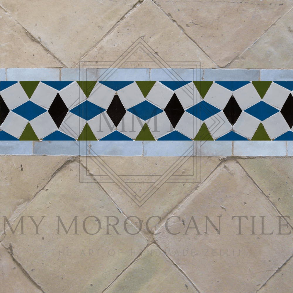 
                  
                    Diamond Mosaic Liner - My Moroccan Tile
                  
                