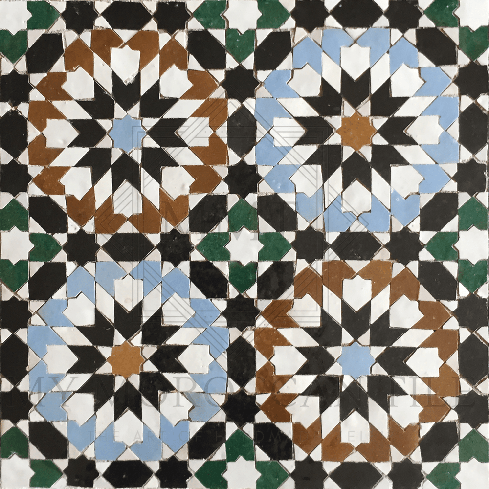 
                  
                    Fez Medina Mosaic Tile - 1882T - My Moroccan Tile
                  
                
