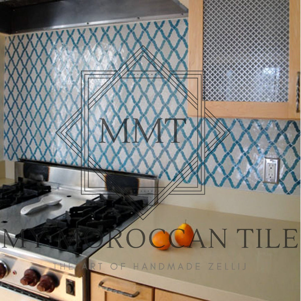 
                  
                    Fleur De Lis Mosaic Tile - My Moroccan Tile
                  
                