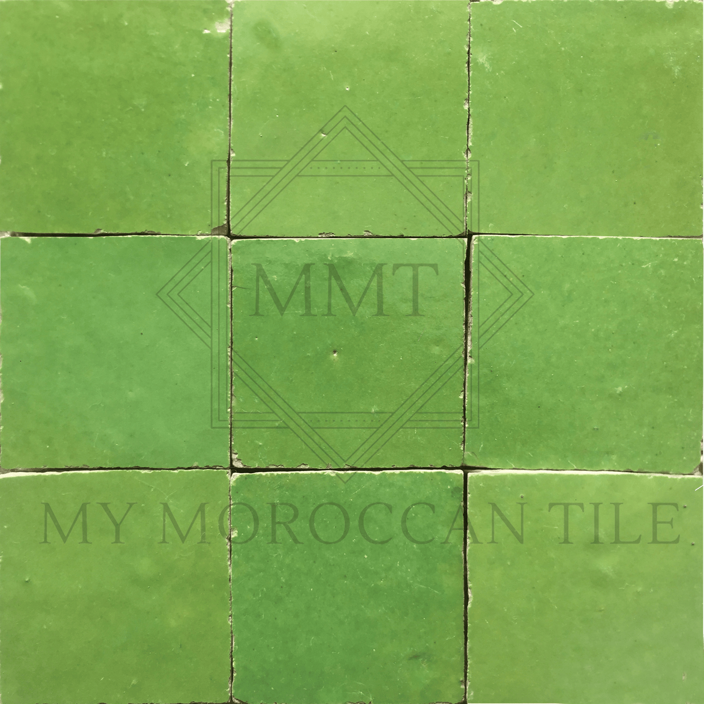 Lime Green Moroccan Zellige Tile - My Moroccan Tile