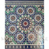Handmade Moroccan Medina Lounge Zellij mosaic tile with border and liner