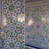Traditional Medina Lounge Moroccan mosaic panel assembled by artisans