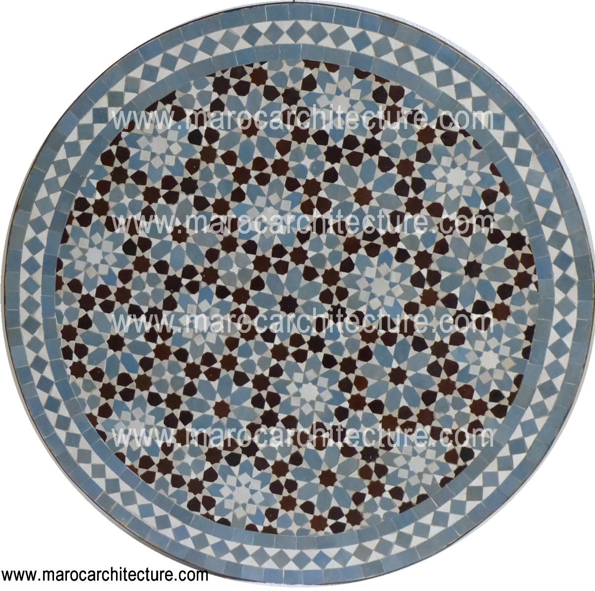 MOROCCAN MOSAIC TABLE 1911 - My Moroccan Tile