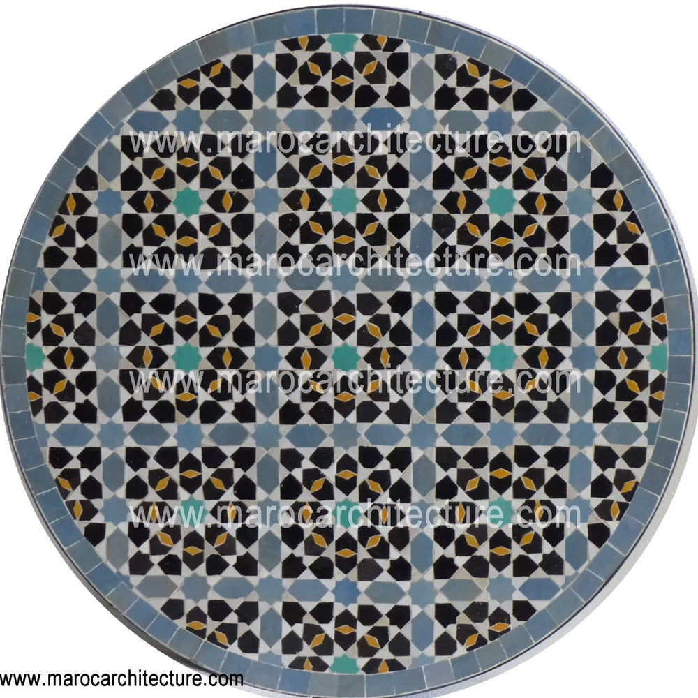 MOROCCAN MOSAIC TABLE 1913 - My Moroccan Tile