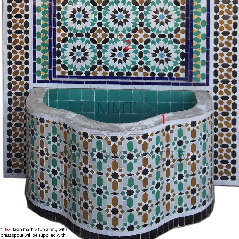 
                  
                    Mosaic Fountain 1882T - My Moroccan Tile
                  
                
