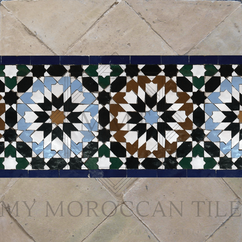 
                  
                    Octa Mosaic Border - My Moroccan Tile
                  
                