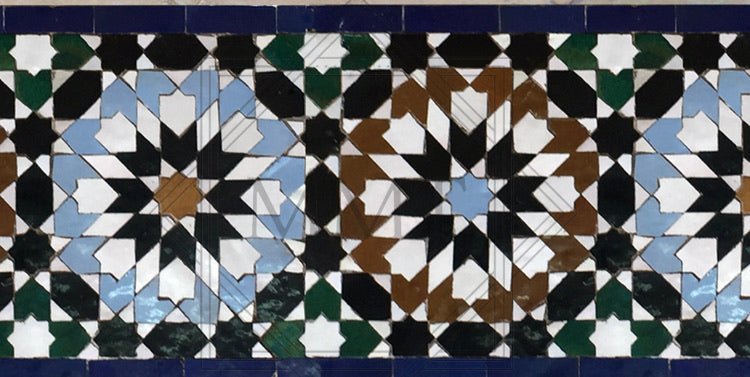 
                  
                    Octa Mosaic Border - My Moroccan Tile
                  
                