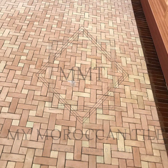 Bijmat 2 x 6 Moroccan Terracotta Pavers