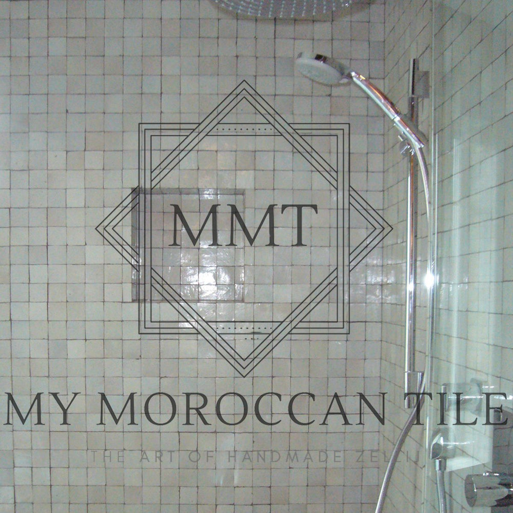 
                  
                    White Moroccan Zellige Tile - My Moroccan Tile
                  
                